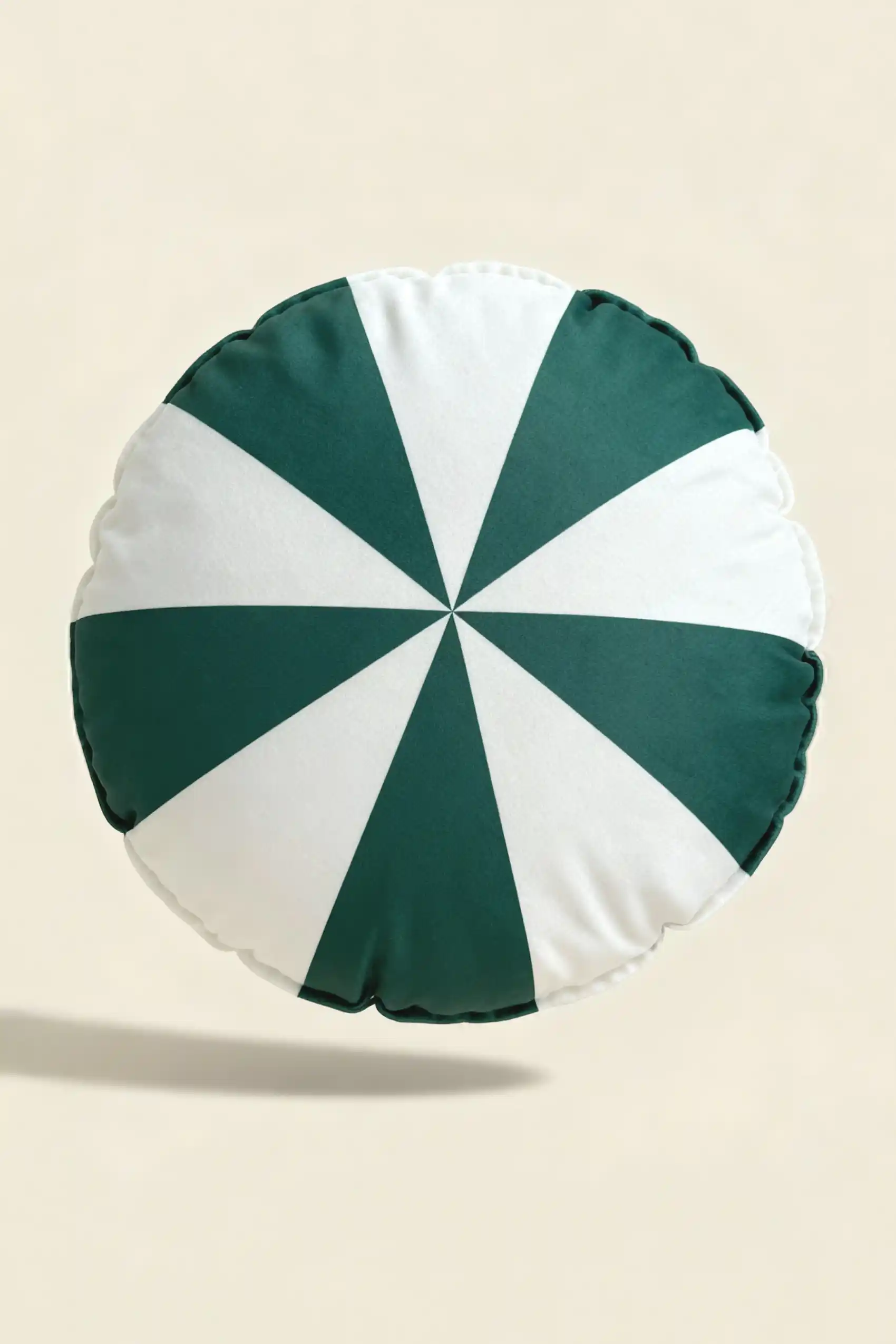 Poduszka Świąteczna Cukierek 38x38 Zielone Pasy view 2