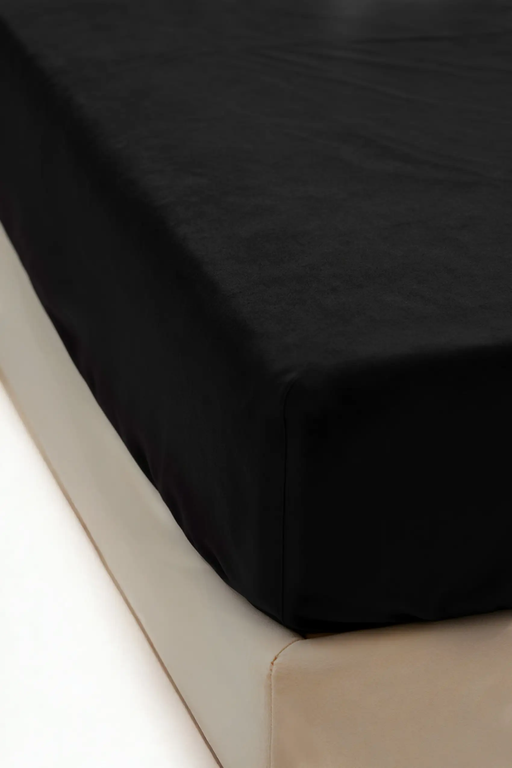 Czarne Prześcieradło Polarowe Z Gumką MIŚ Mikrofibra 90x200 view 2