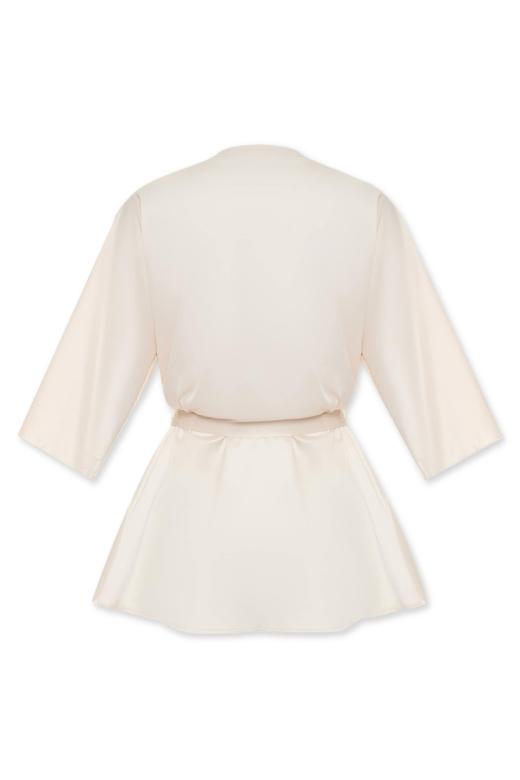 Eleganckie kimono damskie z miękkiej satyny włoskiej  rozmiar M view 9